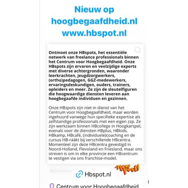 ontmoet onze hbspots