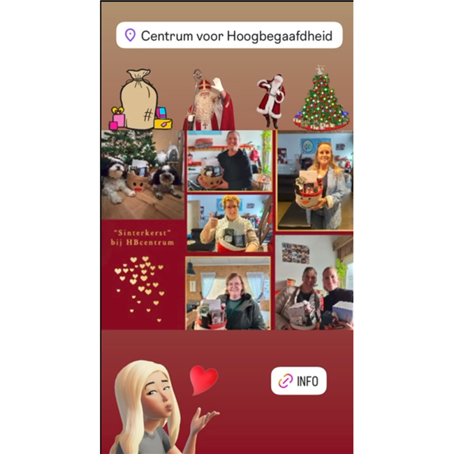 sinterklaas is ook bij hbplus geweest